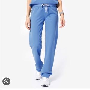 FIGS Clothing Livingston Scrub Pants Ceil Blue Size Small